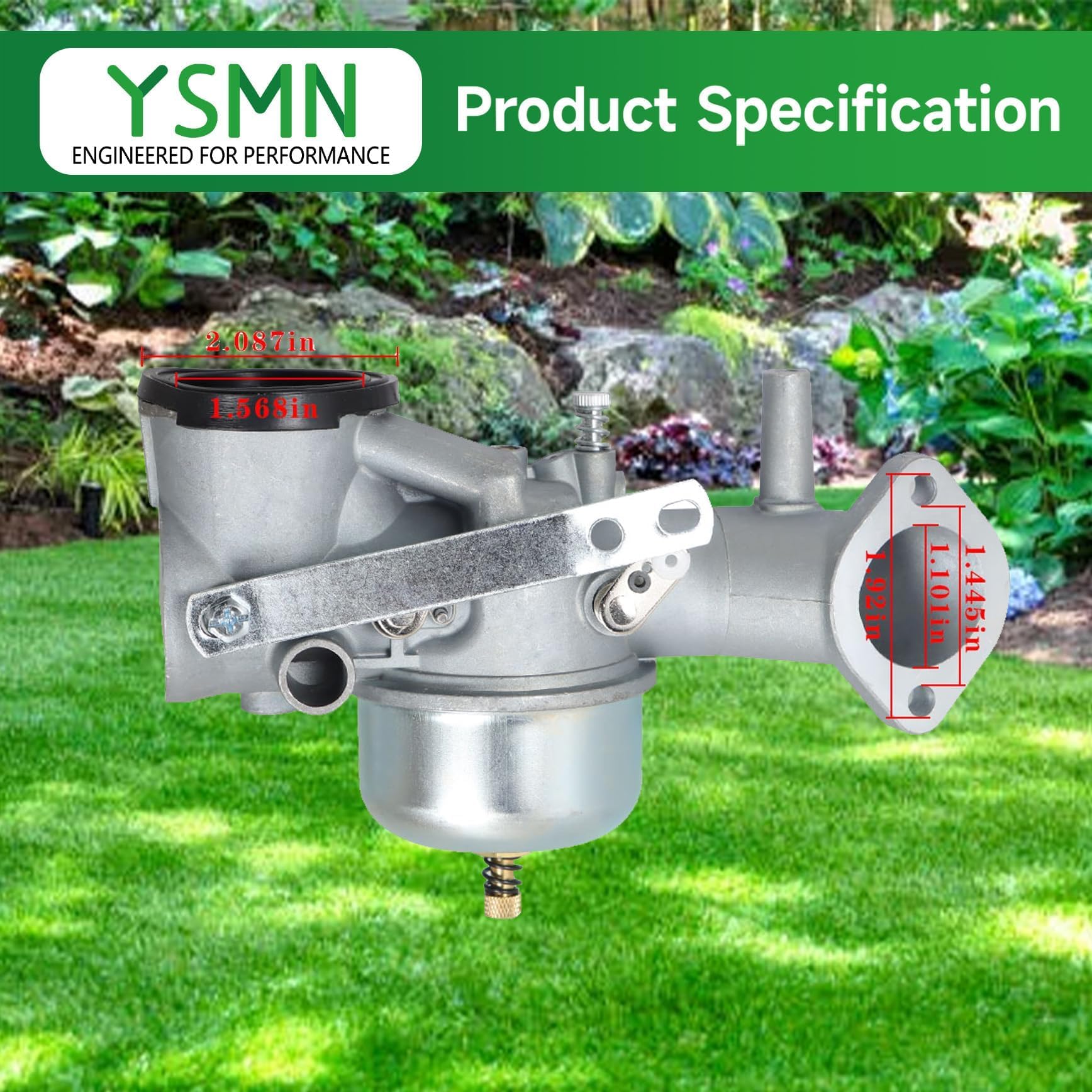 Amazon.com: YSMN 253702 253707 Carburetor with Gasket Replacement